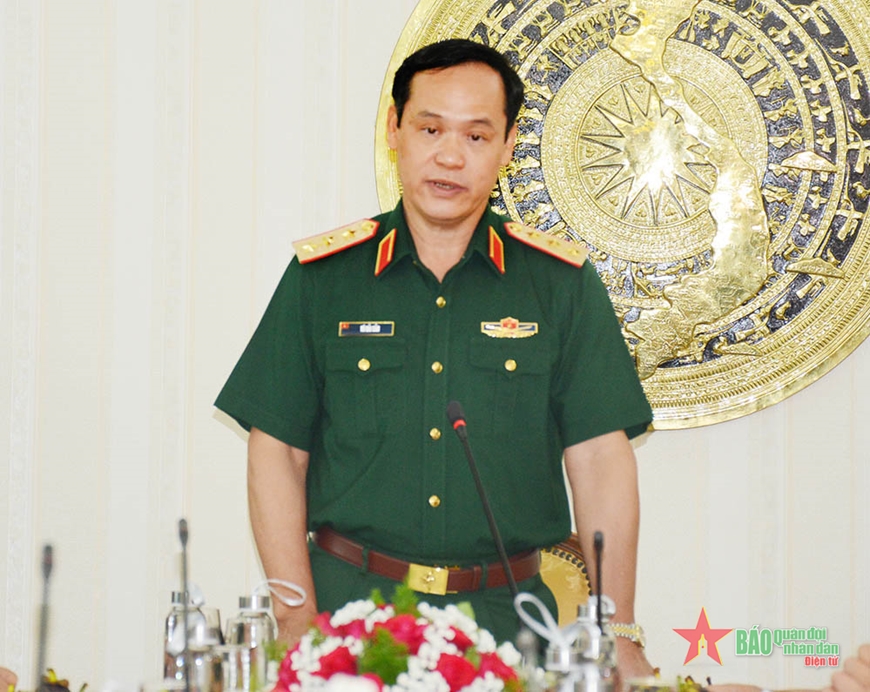 Thượng tướng Vũ Hải Sản: Tổng công ty Thái Sơn cần bám sát th?trường, địa bàn đ?phát triển sản xuất, kinh doanh