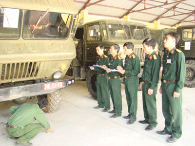 Bồi dưỡng kỹ năng cho lái xe và nhân viên quân khí