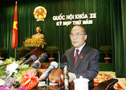 Phó thủ tướng thường trực Nguyễn Sinh Hùng:  Phấn đấu giữ bội chi ngân sách ở mức 7% GDP  