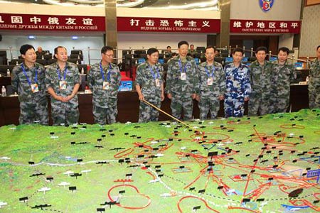 Trung Quốc và Nga bắt đầu cuộc tập trận chống khủng bố mang tên 