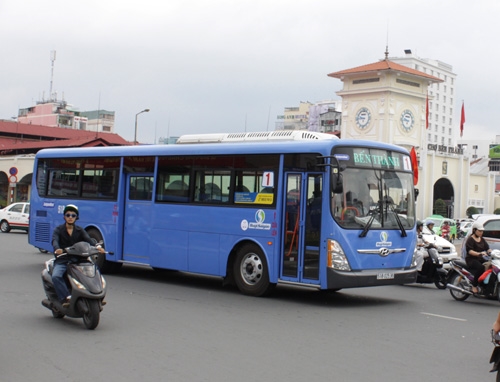 TP HCM khai trương tuyến xe buýt xanh