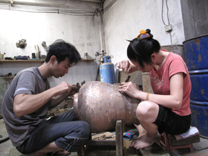 Ở làng nghề hơn nghìn năm tuổi