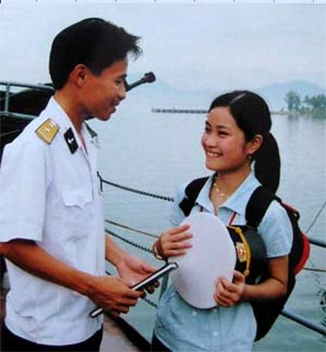 Chiều trên bến cảng Tiên Sa