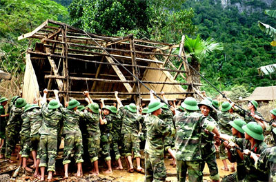 Quân - dân lại sẵn sàng ứng phó