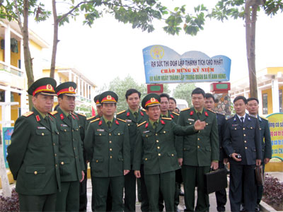 Chuẩn hóa trong toàn quân về khánh tiết, vật tư CTĐ, CTCT