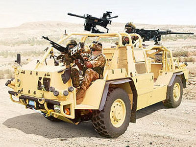 Anh trang bị xe bọc thép Jackal-2A mới tới Afghanistan