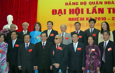 Tổng bí thư Nông Đức Mạnh dự Đại hội Đảng bộ quận Hoàn Kiếm (Hà Nội)