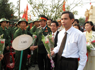 Chuẩn bị tốt cho 1.600 thanh niên nhập ngũ đợt 2 năm 2010