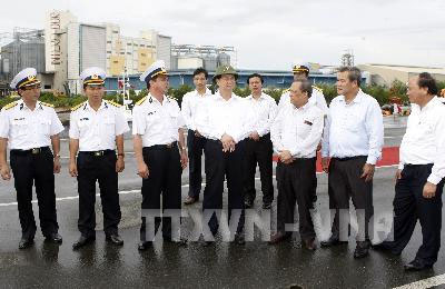 Thủ tướng Nguyễn Tấn Dũng làm việc với tỉnh Bà Rịa - Vũng Tàu và Tổng công ty Tân Cảng Sài Gòn