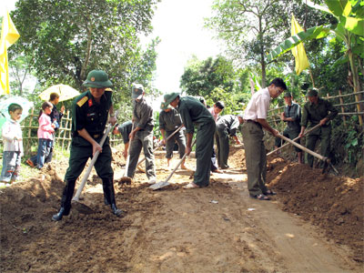 Các anh về mở đường no ấm