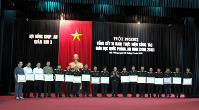 Hơn 535 nghìn lượt người được bồi dưỡng kiến thức Quốc phòng-An ninh