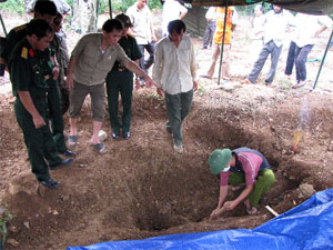 Quảng trị: Phát hiện khu mộ tập thể, đã cất bốc được 75 hài cốt liệt sĩ