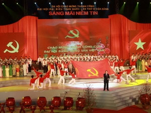 Dạ hội nghệ thuật mừng thành công Đại hội Đảng XI
