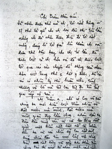 Người đưa thư Tàu không số chưa một lần gặp mặt