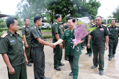 Hội đàm về tìm kiếm, quy tập mộ liệt sĩ tại tỉnh Salavan và Sêkông (Lào)