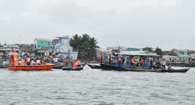 Bộ đội Biên phòng đã cứu được 40 người trong vụ chìm phà