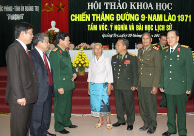 Nhiều bài học được đúc kết từ chiến thắng Đường 9 - Nam Lào