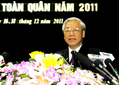 Tổng bí thư Nguyễn Phú Trọng: Ở đâu gian khó, nguy nan, ở đó có Quân đội