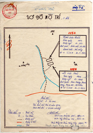 Thông báo tìm thân nhân hai liệt sĩ: Trần Đình Thẩm và Lê Viết Thái