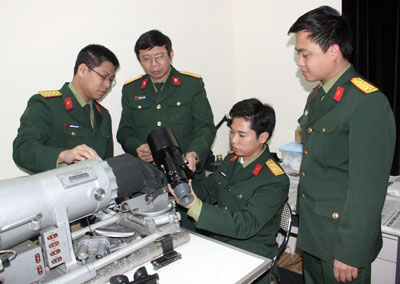 Viện Khoa học Công nghệ quân sự có 15 sản phẩm quốc phòng tham gia