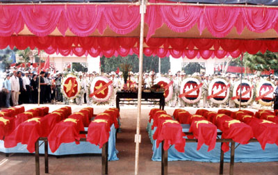 Bộ CHQS tỉnh Gia Lai qui tập 1.061 hài cốt liệt sĩ