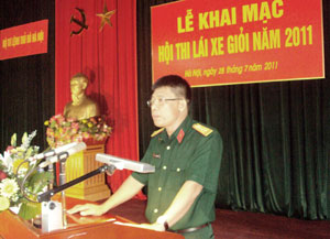 Khai mạc Hội thi lái xe giỏi năm 2011