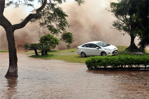 2 người chết, hàng nghìn ha hoa màu bị ngập vì bão