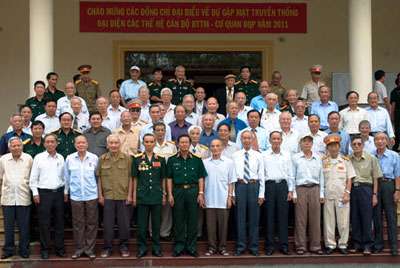 Gặp mặt truyền thống các thế hệ cán bộ Bộ tổng Tham mưu - Cơ quan Bộ Quốc phòng khu vực phía Nam