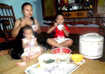 Bữa cơm vắng chồng