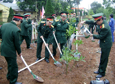 Tổng cục Công nghiệp Quốc phòng phát động Tết trồng cây