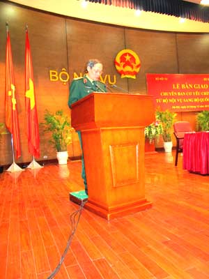 Ban Cơ yếu Chính phủ trở thành cơ quan trực thuộc BQP