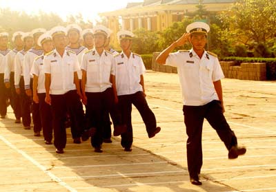 Luyện quân trên đảo Bạch Long Vĩ