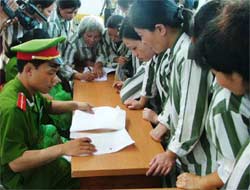 Hướng dẫn triển khai thực hiện Quyết định của Chủ tịch nước về đặc xá năm 2009 (đợt 2)