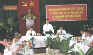 Xây dựng Đắc Lắc phát triển nhanh và vững chắc