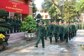 Các đơn vị biên phòng đồng loạt ra quân huấn luyện