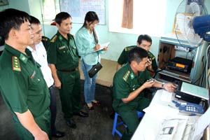 Diễn tập thông tin cảnh báo, dự báo thiên tai trên biển