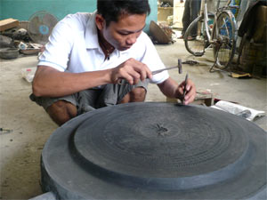 Sẽ có 100 trống đồng dâng Đại lễ