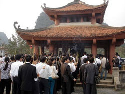 1.000 doanh nhân tham dự lễ cầu an tại chùa Bái Đính