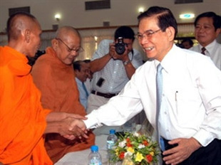 Chủ tịch nước dự họp mặt mừng Tết Chol-Chnam-Thmây