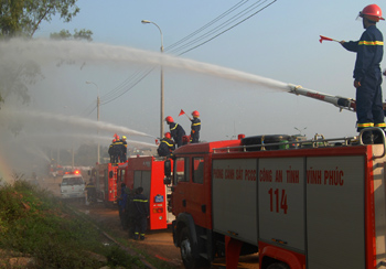 Diễn tập Vĩnh Phúc “Cuộc tập trận” thiết thực