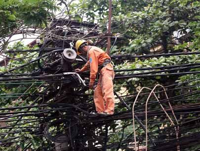 Hà Nội: Sẽ ngầm hóa mạng cáp thông tin trên nhiều tuyến phố 