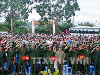 Phú Yên , Bạc Liêu tổ chức Lễ giao quân đợt 2 -năm 2009 