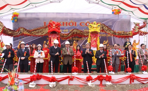 Khởi công tuyến đường nối Thái Bình với Hà Nam 