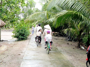 Xuất hiện nhiều điển hình nông thôn mới 