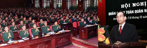 Khai mạc Hội nghị Quân chính toàn quân