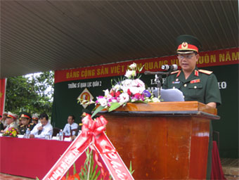 Trường Sĩ quan Lục quân 2 khai giảng năm học 2009-2010