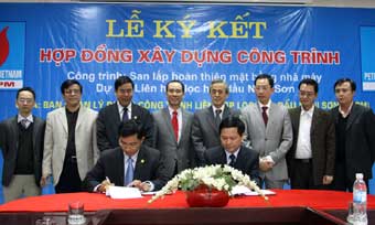 Hơn 764 tỷ đồng san lấp mặt bằng Nhà máy Lọc hóa dầu Nghi Sơn