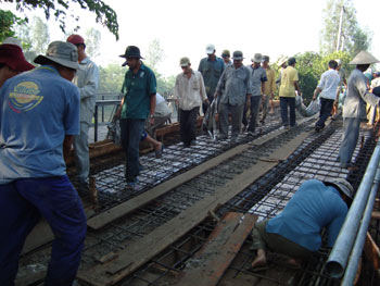 Sự tích nông dân làm cầu