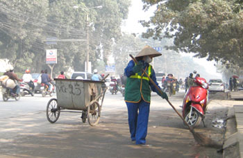 “Chị lao công như sắt, như đồng”