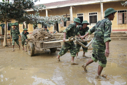 Đang lành vết thương sâu